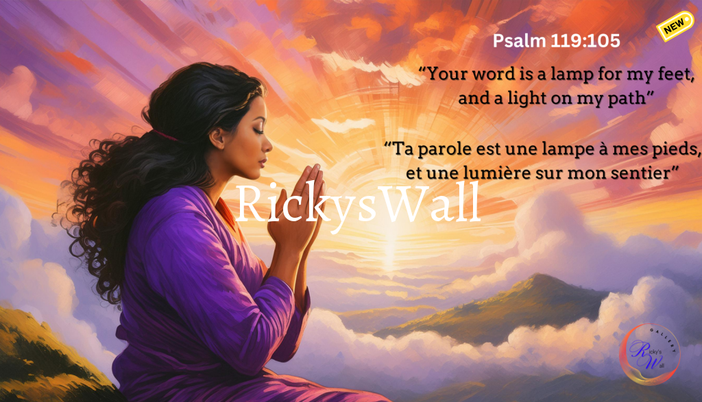 Psalm 119:105 - Premium Print Inspired By Ricky’s Wall Painting