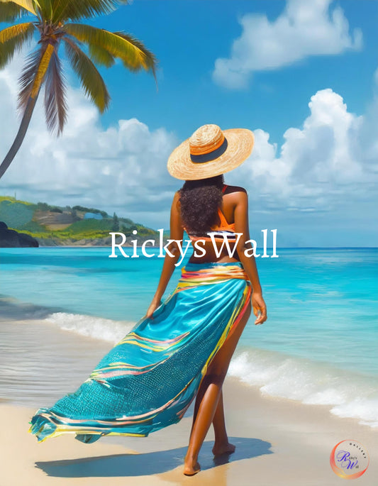 Woman Spotlight - Premium Print Inspired By Ricky’s Wall Painting